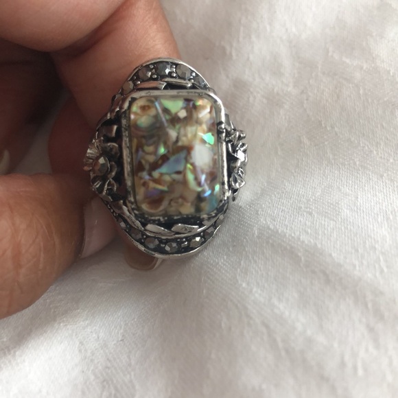 Multi colour stone ring - Picture 8 of 8